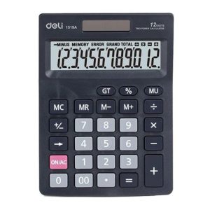 Calculadora de 12 Dígitos Deli 1519A