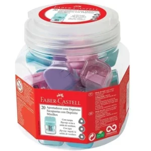 Apontador c.dep.minibox Faber castell