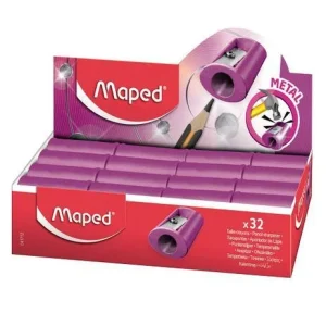 Apontador metal satelite 1 rosa Maped