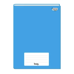 Caderno broch.1/4 80f.CD easy azul Baag