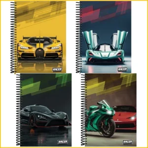 Caderno univ.15m 240f.CD racer Baag Pct/2