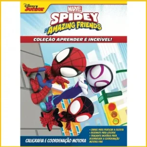 Caligrafia coordenação motora spidey 10p Rideel