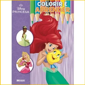 Colorir e aprender princesas 16pag Rideel
