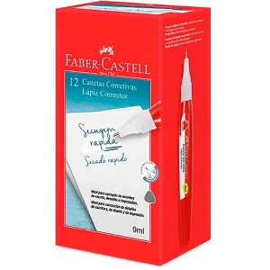 Corretor em caneta 9ml Faber castell