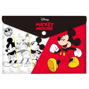 Envelope plast.c.botao A4 mickey Dac