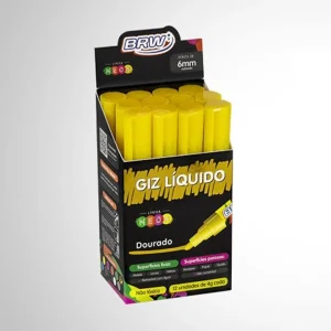 Giz liquido 6mm dourado 4gr. BRW