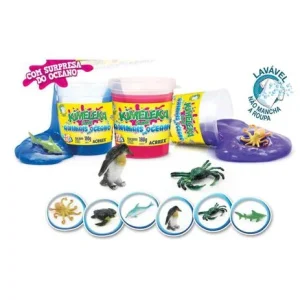 Kimeleka slime animais oceano 180g Acrilex