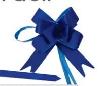 Laço facil presente 30mm liso azul VMP Pct/10