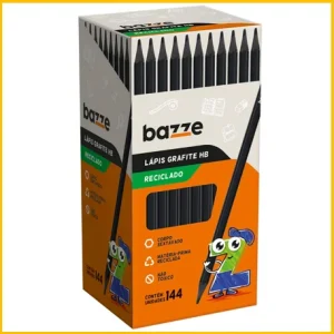 Lapis grafite hb bazze recic.sbs preto Tris CX/144