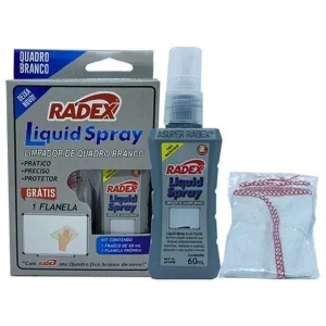 Limpador quadro branco spray 60ml.Radex Pct/6