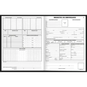 Livro reg.de empregado 100f.Tilibra