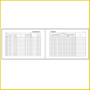 Livro reg.entrada icms M.1A 50f.tilibra