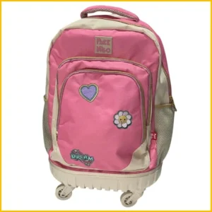 Mochila carrinho aluminium gliter pink 8140RS Goal