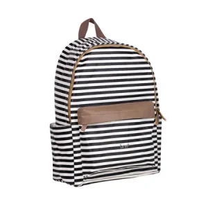 Mochila costa pu lisa 2comp.listrado BRW