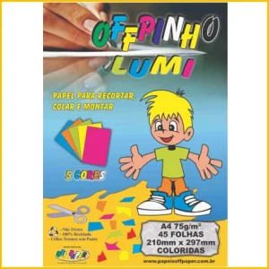 Papel Offpinho lumi 75gm2 45f.Offpaper Pct/10