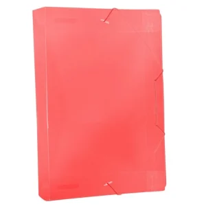 Pasta plast.com elast.5,5cm.vermelha Dac Pct/10