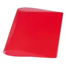 Pasta plast.com grampo vermelha Dello Pct/10