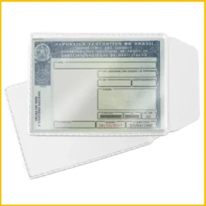 Porta documento CNH 88×64 crist.Polibras Pct/50