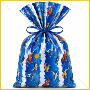 Saco de presente 50x74cm avioes VMP Pct/50