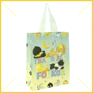 Sacola presente plast.245x190x82mm looney DAC Pct/12