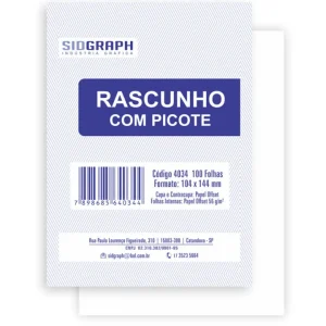 Talao rascunho pq.s.seril.Blc.50f.Sidgraph