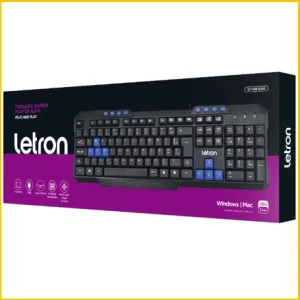 Teclado gamer player azul letron Leonora