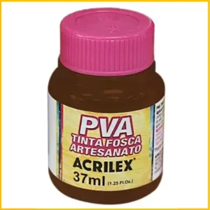Tinta fosca artesanato 37ml.chocola Acrilex Pct/12