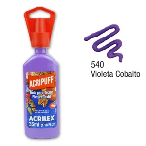 Tinta tecido acripuff 35ml.violeta Acrilex Pct/6
