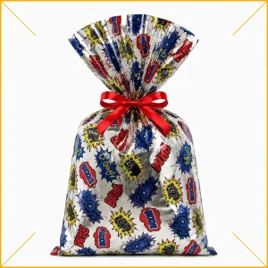 Saco de presente 35x60cm cartoon bam pow VMP Pct/50